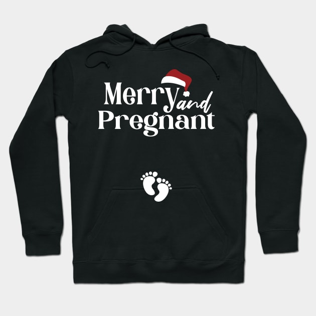 Merry and Pregnant Hoodie by Hsbetweenus